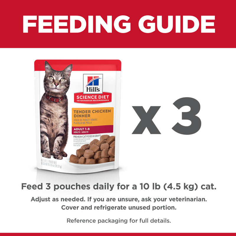Hill's Science Diet Tender Chicken Dinner Adult Wet Cat Food