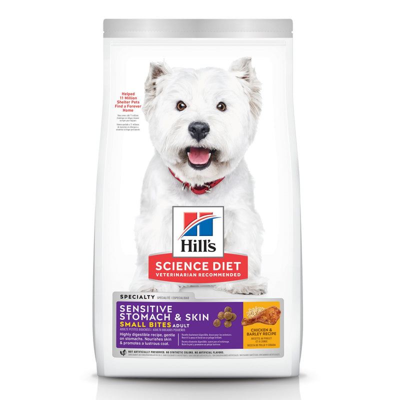 Hill's Science Diet Sensitive Stomach & Skin Adult Small Bites Chicken Recipe Dry Dog Food