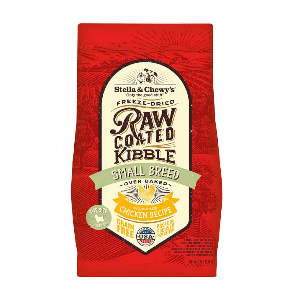 Stella Chewy's Raw Coated Kibble Cage Free Chicken Recipe Small