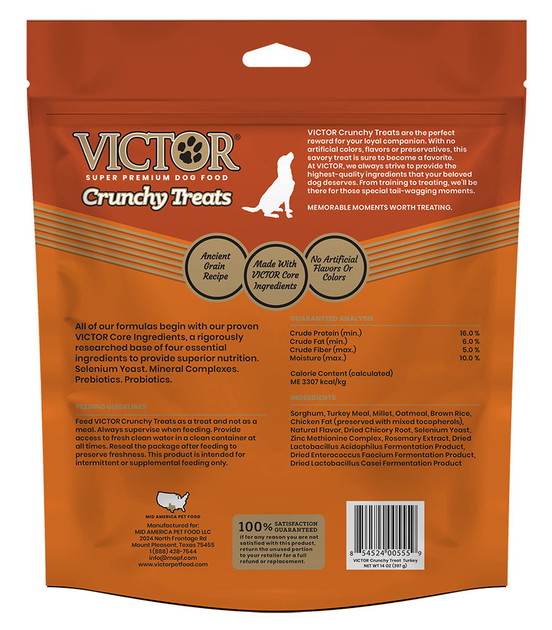 VICTOR Classic Crunchy Treats with Turkey Meal for Dogs