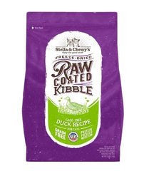 Stella & Chewy's Kibble-Raw Coated Cage Free Duck Recipe Cat Food, 5 Pounds