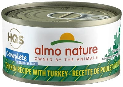 Almo Nature HQS Complete Cat Grain Free Chicken with Turkey Canned Cat Food
