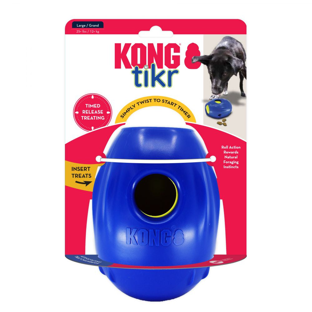 Dog Toy KONG Wobbler 15 - 19 cm Tumbler feature incites the dog to