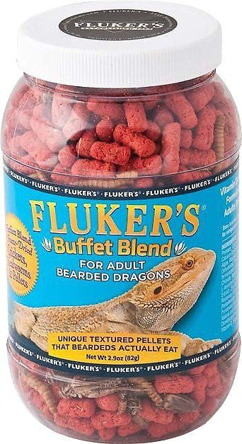 Fluker's Adult Bearded Dragon Buffet Blend Food
