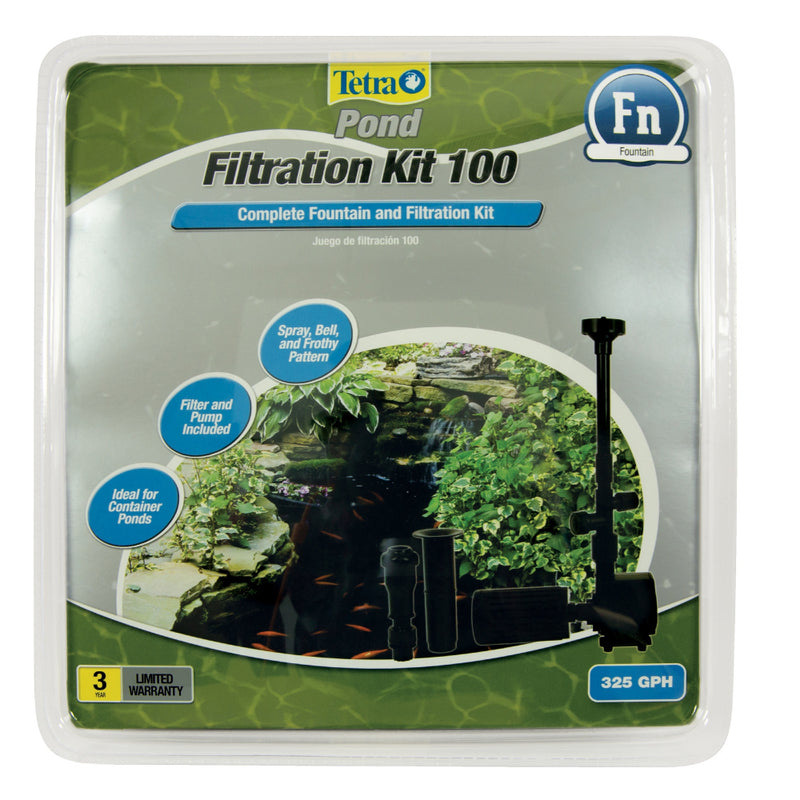 Tetra Pond Filtration Fountain Kit with Flat Box Filter