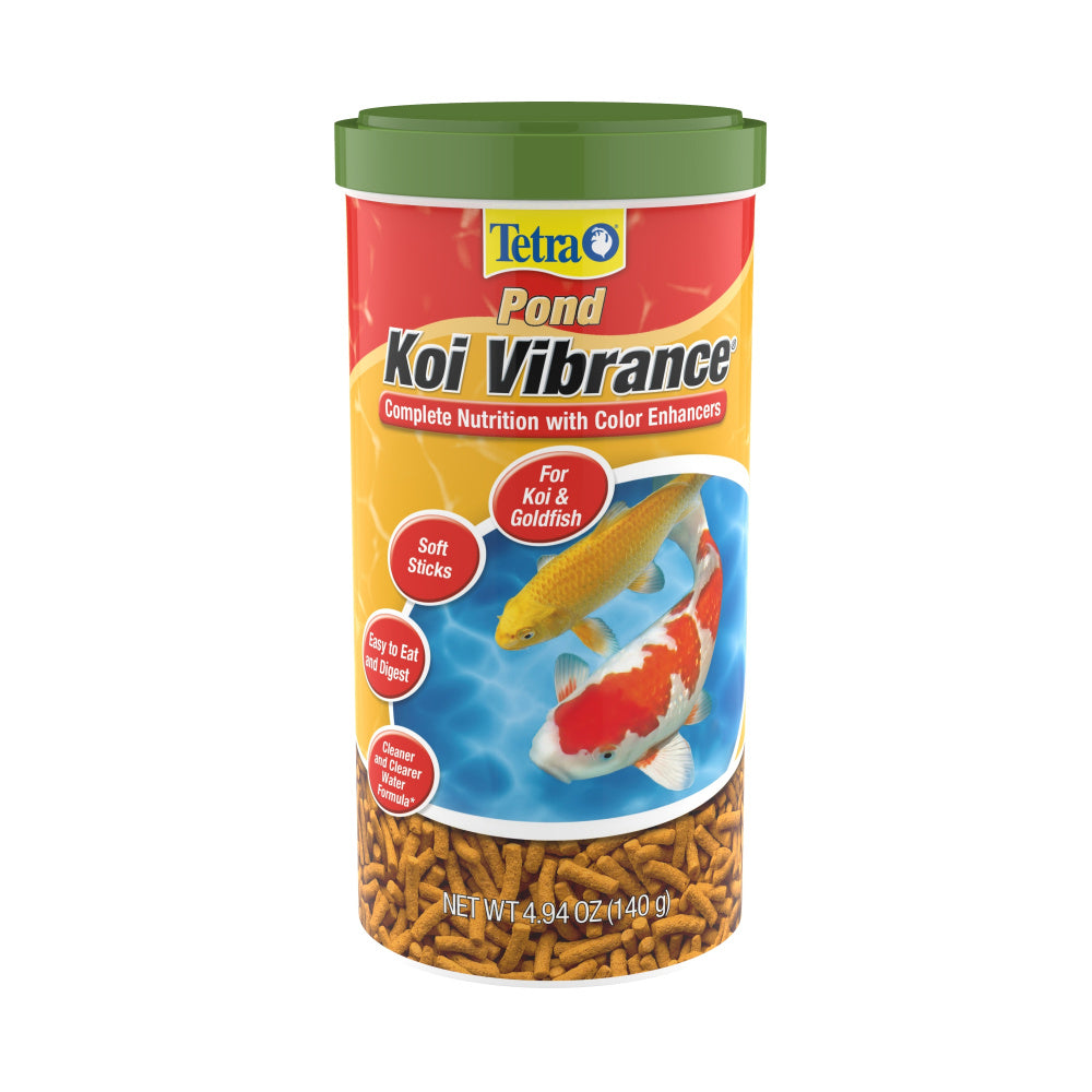 Tetra Pond Koi Vibrance Color Enhancing Sticks Koi & Goldfish Food, 5.18-lb  bag