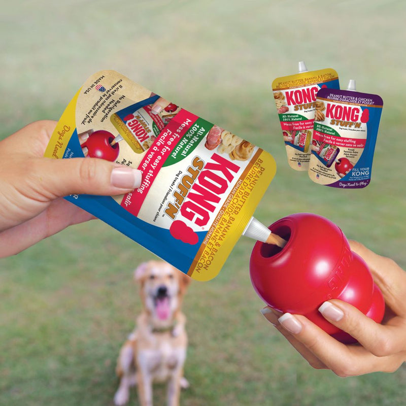 KONG Stuff'N All Natural Peanut Butter Chicken Mess Free Dog Treat for Kong