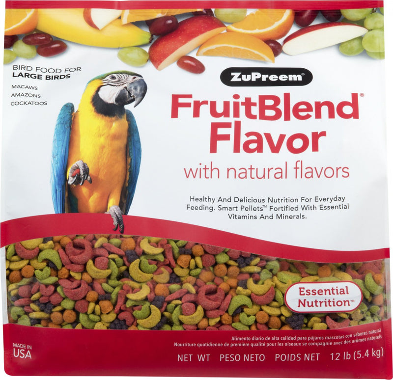 Zupreem FruitBlend Flavor Food with Natural Flavors for Large Birds – Petsense Zupreem FruitBlend Flavor Food with Natural Flavors for Large Birds – Petsense