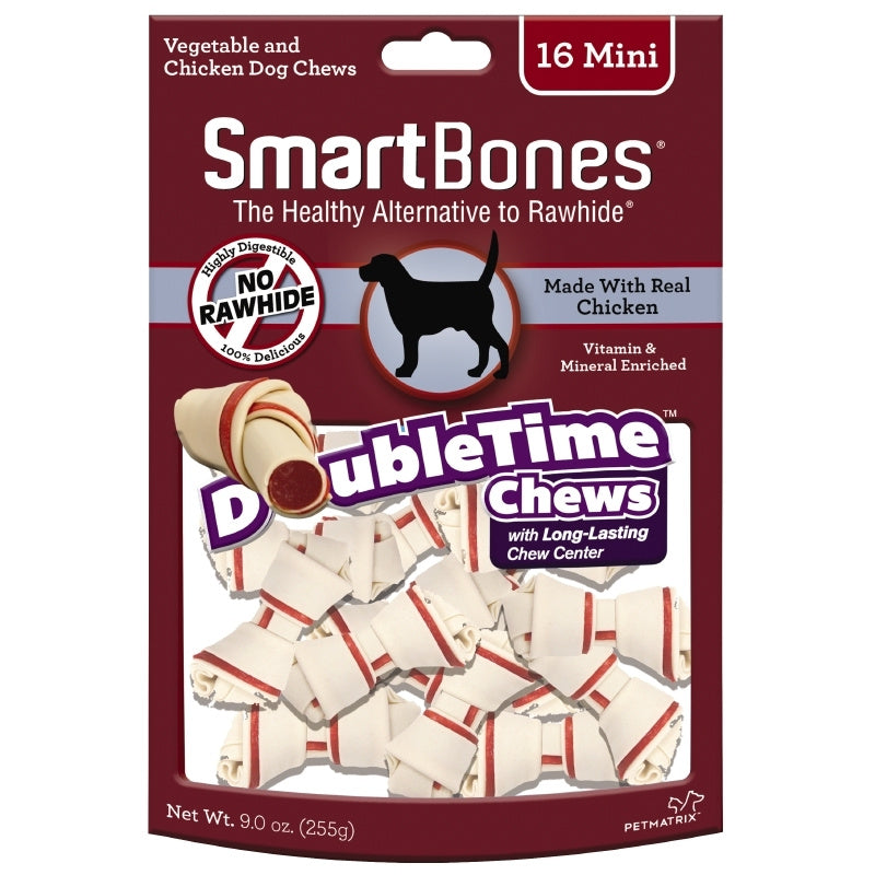 SmartBones DoubleTime Bones Chicken Dog Treat