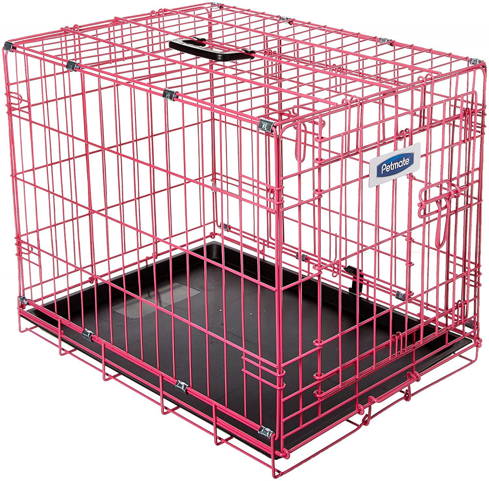Petmate Puppy 2 Door Training Retreat Dog Kennel Crate Pink – Petsense