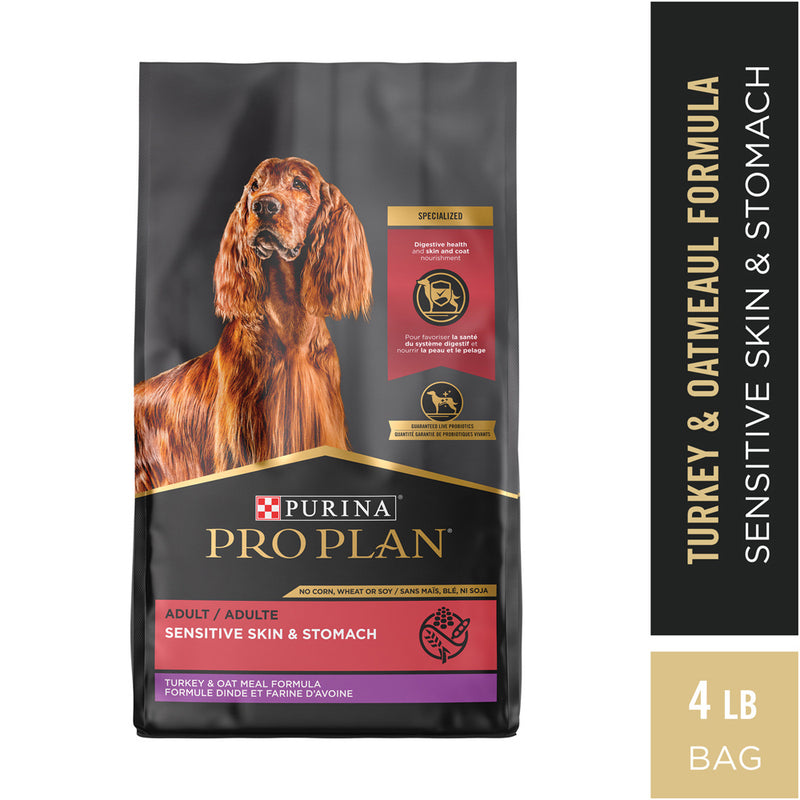 Purina Pro Plan Sensitive Skin & Stomach Turkey & Oat Meal Formula Dry Dog Food