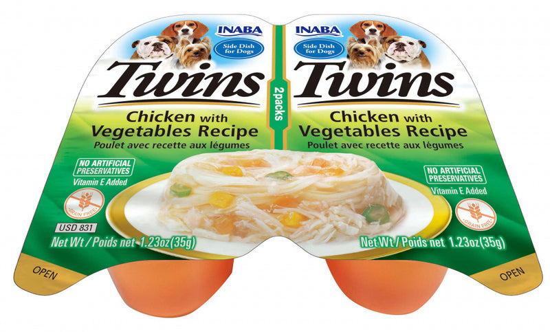 Inaba Dog Twin Cups Chicken With Vegetables Recipe Dog Food Topper