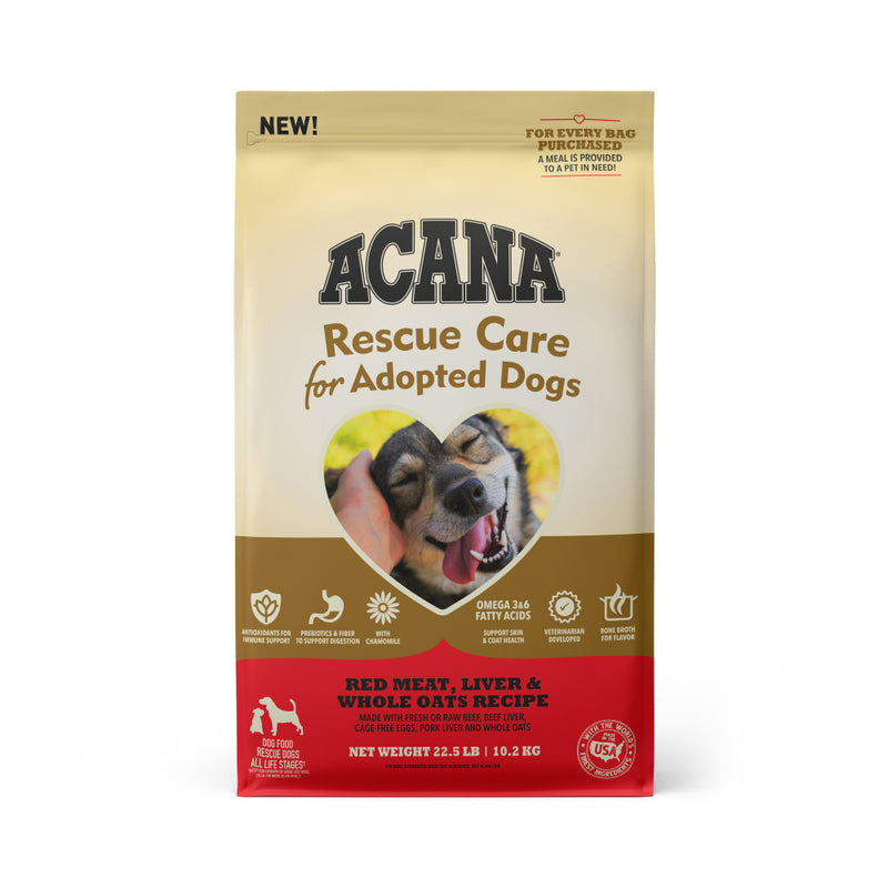 ACANA Rescue Care For Adopted Dogs Red Meat, Liver, & Whole Oats Recipe Dry Dog Food
