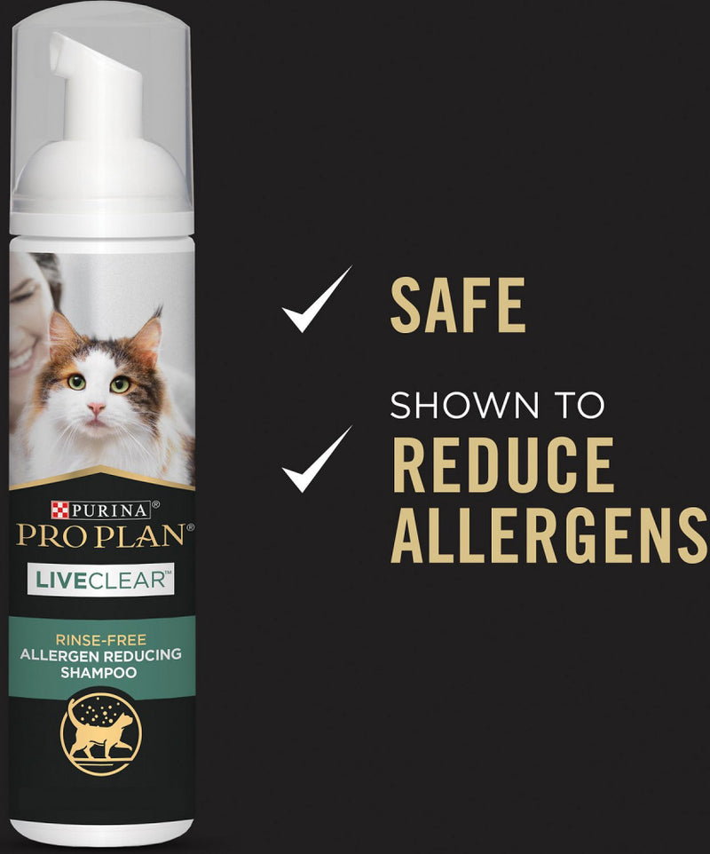 Purina Pro Plan LIVECLEAR Rinse-Free Allergen Reducing Cat Shampoo