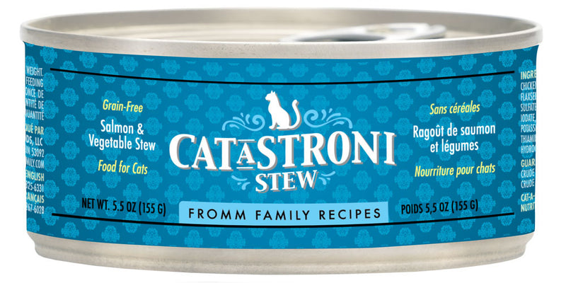 Fromm Cat-A-Stroni Salmon & Vegetable Stew Canned Cat Food