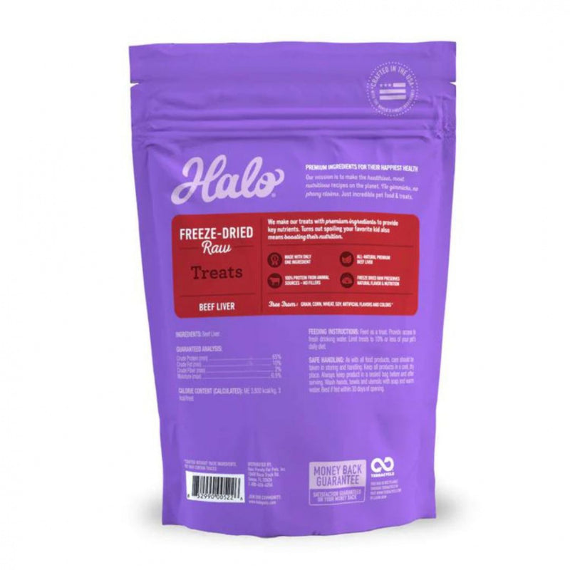 Halo Liv-A-Littles Beef Liver Protein Freeze-Dried Dog & Cat Treats
