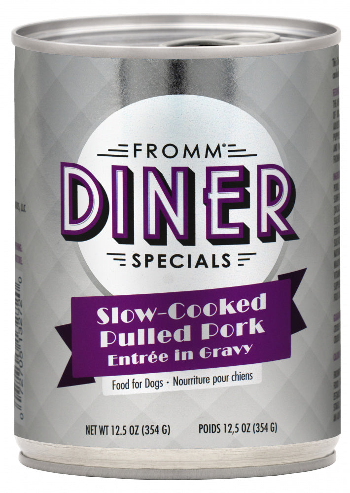 Fromm Diner Specials Slow-Cooked Pulled Pork Entree in Gravy Canned Dog Food