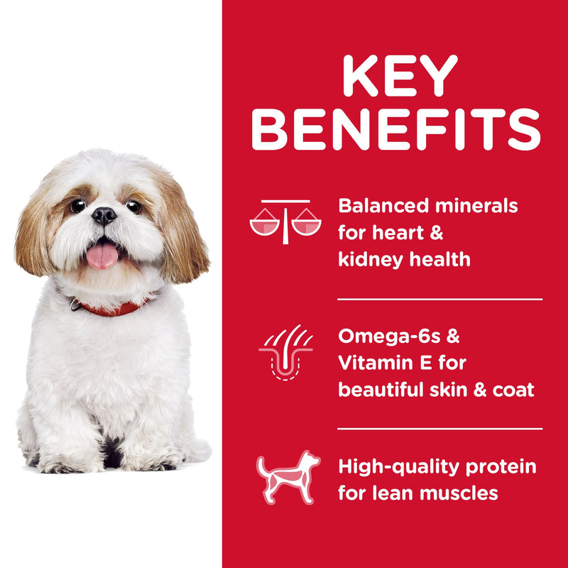 Hill's Science Diet Senior 7+ Small Bites Dry Dog Food, Chicken Meal, Barley & Brown Rice Recipe