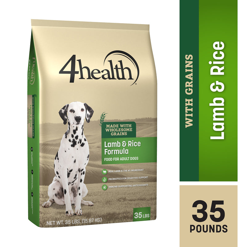 4health with Wholesome Grains Lamb & Rice Formula Adult Dry Dog Food