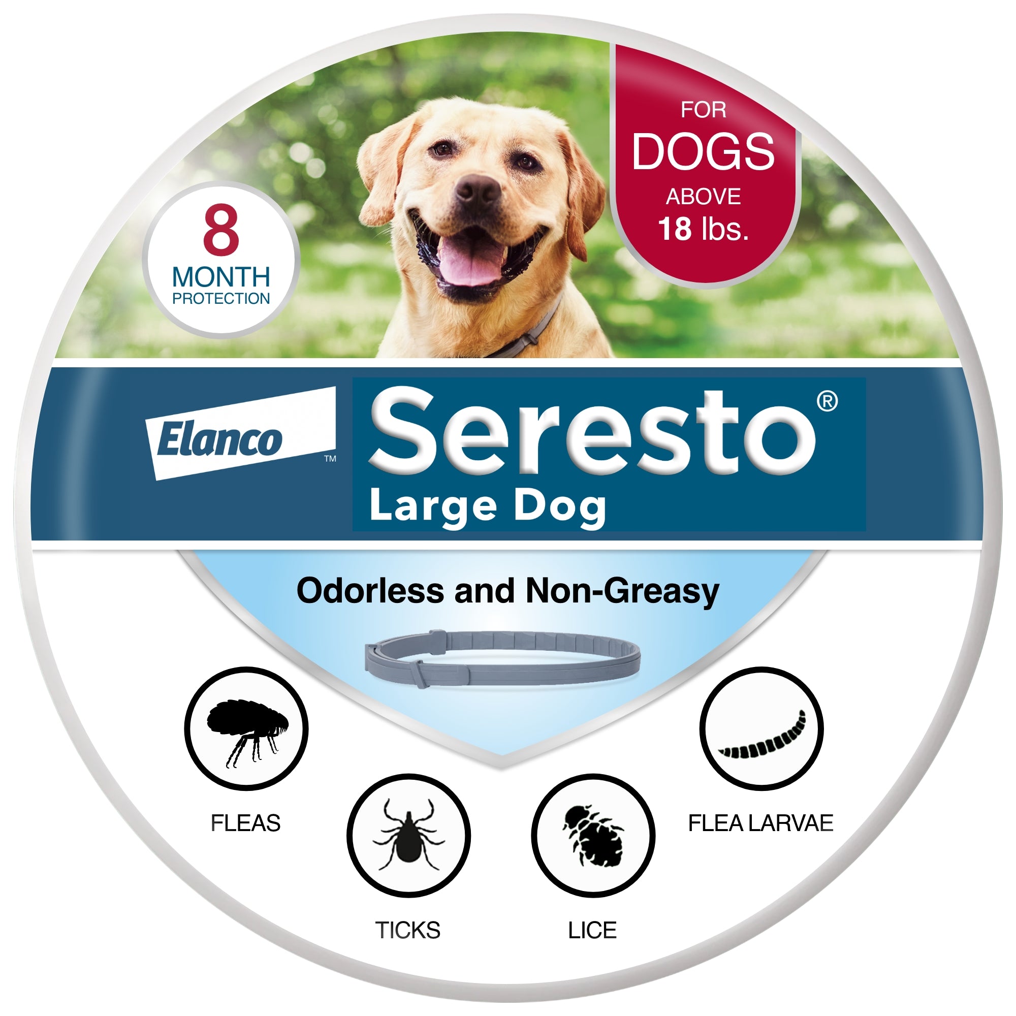 Seresto Large Dog Vet-Recommended Flea Tick Treatment