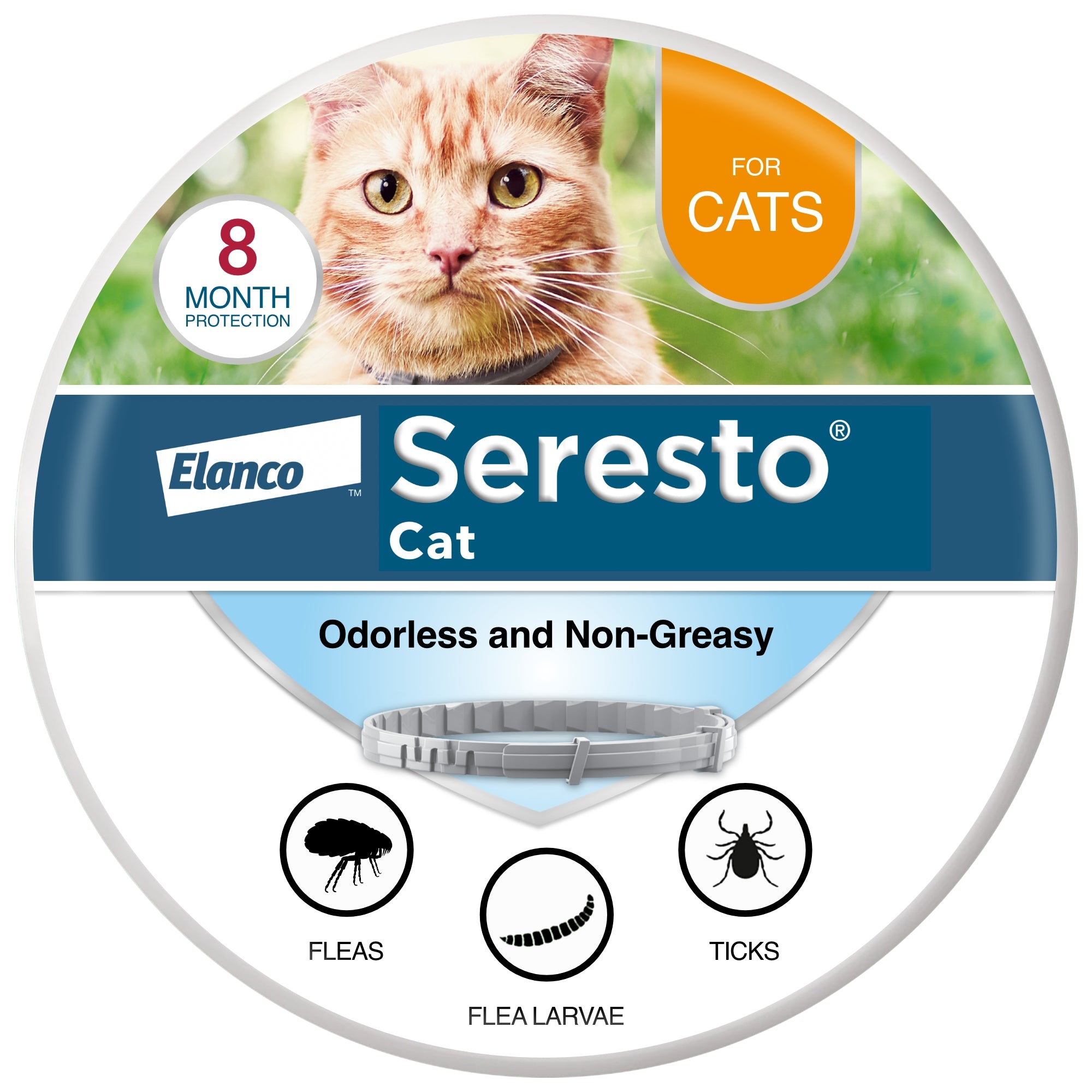 Seresto Cat Vet-Recommended Flea Tick Treatment Prevention