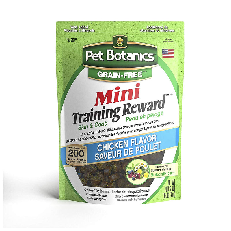 Pet Botanics GF Training Rewards Mini Dog Treats - Chicken - 4 oz.