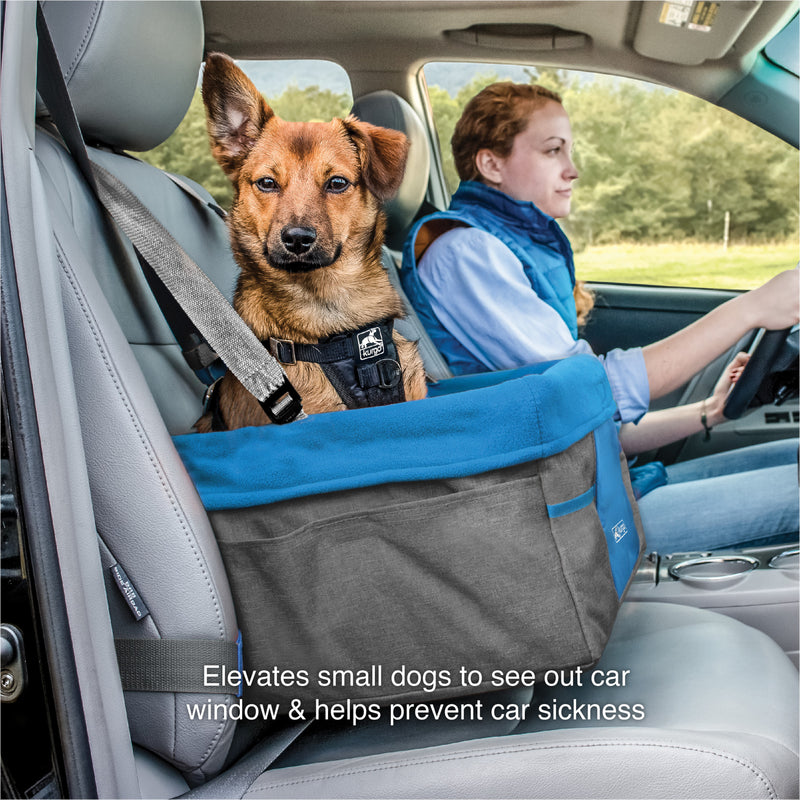 Elevates small dogs to see out car windows and helps prevent car sickness