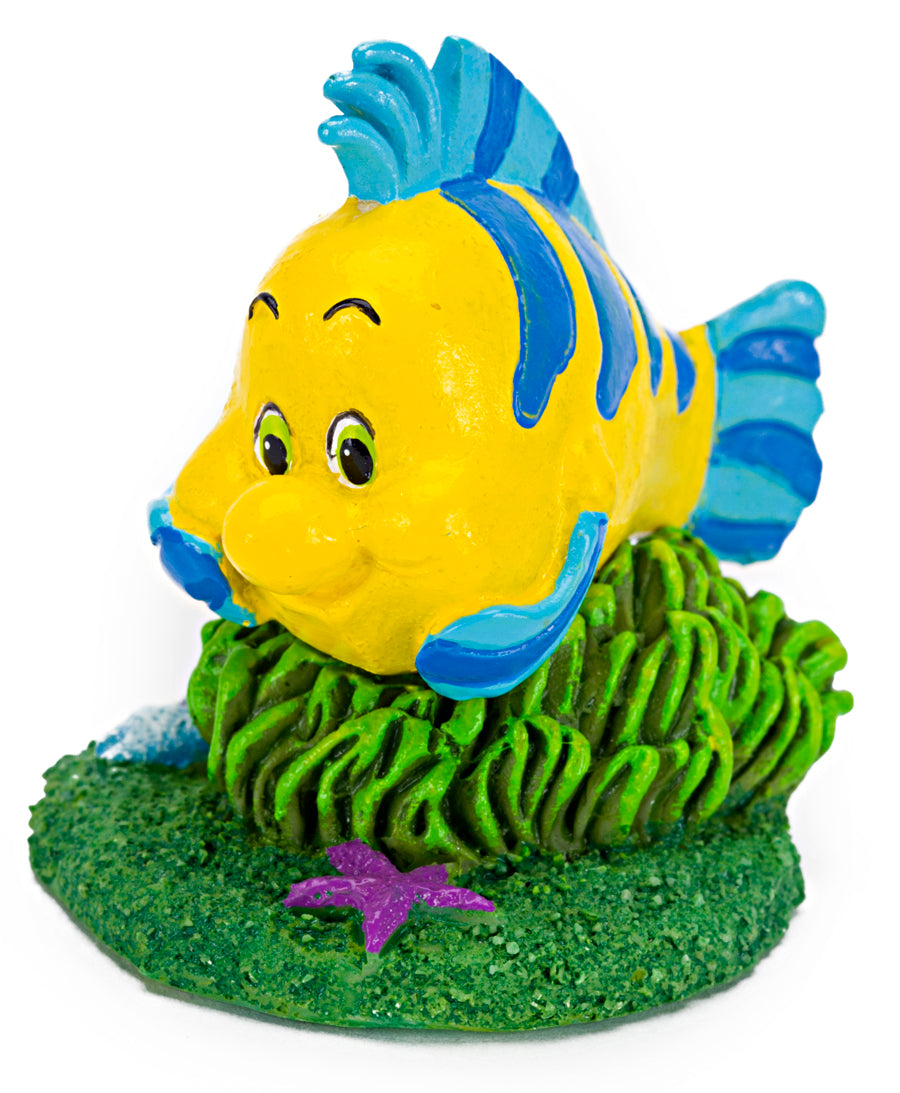 fish tank accessories disney Penn Plax Flounder Ornament Mini