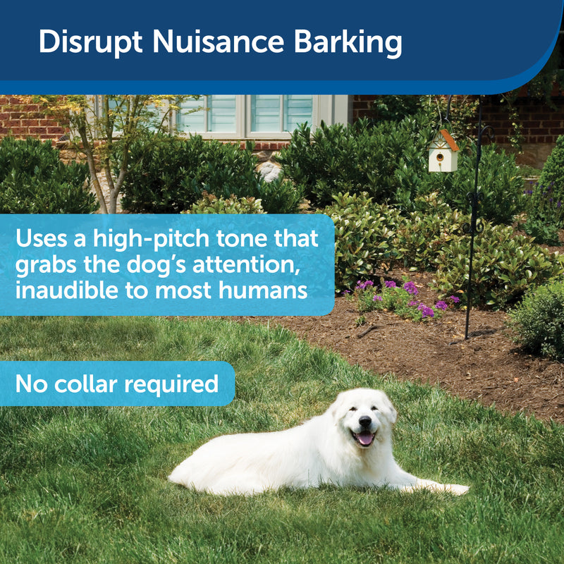 PetSafe Outdoor Ultrasonic Bark Control - No Barking Deterrent for All Dog Sizes - Up to 1/4 Acre (50 ft) Coverage - Automatic Activation - Weatherproof - Great for Backyards - Bird House Design