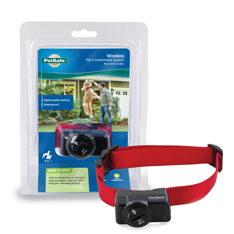 PetSafe Wireless Pet Containment System Receiver Collar Only for Dogs and Cats over 5 lb., Waterproof with Tone and Static Correction - From The Parent Company of INVISIBLE FENCE Brand