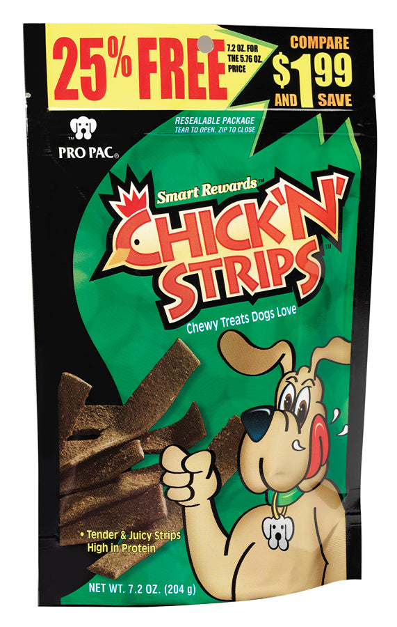 Pro Pac Chick'N'Strips Dog Treats