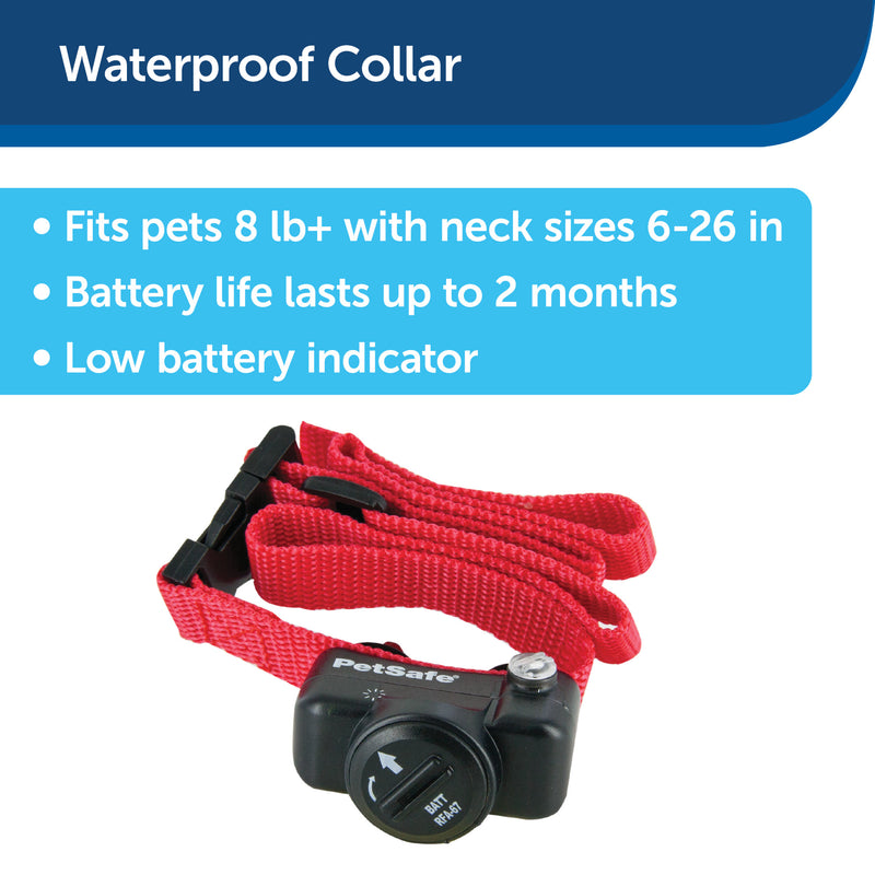 PetSafe Ultralight Receiver Collar for Dogs and Cats over 8 lb. - Waterproof with Tone and Static Correction - From the Parent Company of INVISIBLE FENCE Brand