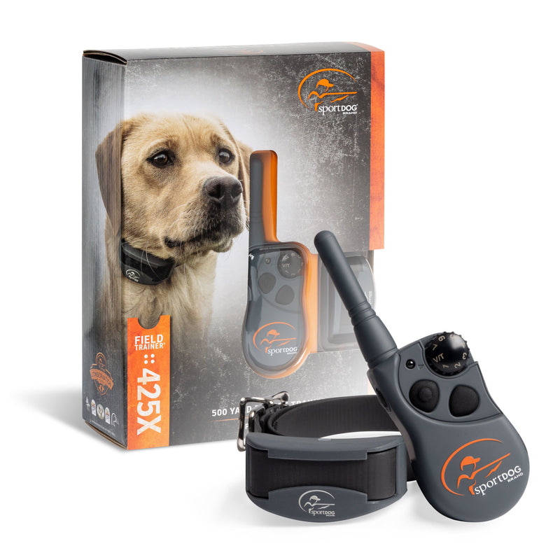 SportDOG Brand FieldTrainer 425X Remote Trainer - Rechargeable Dog Training Collar with Shock, Vibrate, and Tone - 500 Yard Range - SD-425X