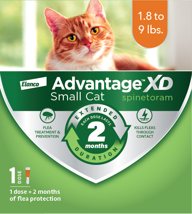 Advantage XD Topical Flea Protection for Small Cats, 1 Pk