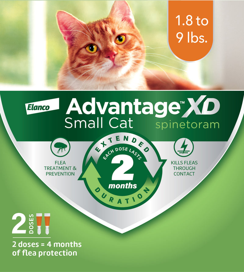 Advantage XD Topical Flea Protection for Small Cats, 2 Pk
