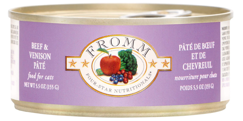 Fromm Four-Star Nutritionals Beef & Venison Paté Food for Cats