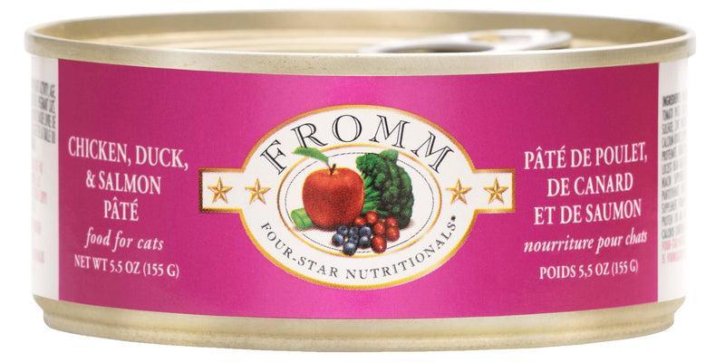 Fromm Four-Star Nutritionals® Chicken, Duck, & Salmon Paté Food for Cats