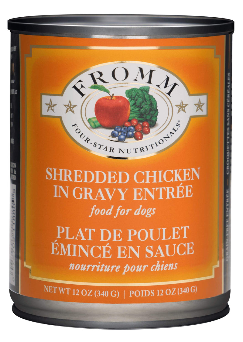 Fromm Four-Star Nutritionals® Shredded Chicken in Gravy Entre Food for Dogs