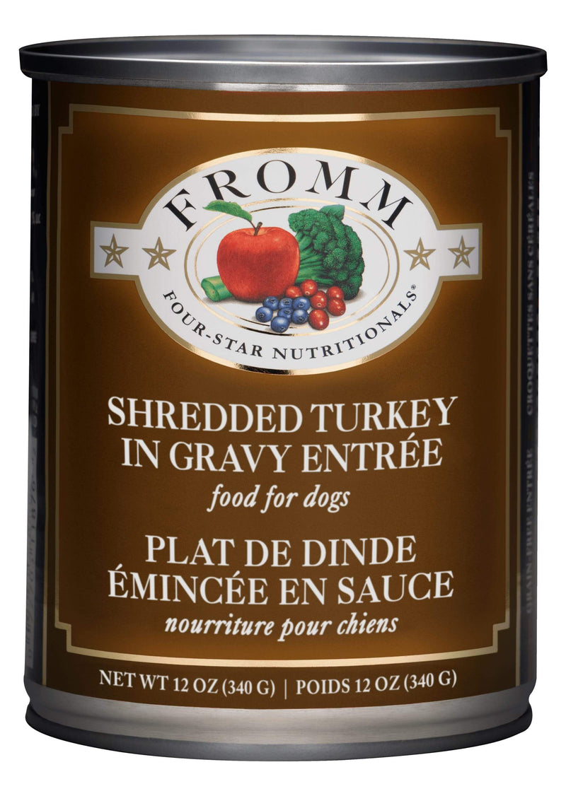 Fromm Four-Star Nutritionals® Shredded Turkey in Gravy Entre Food for Dogs